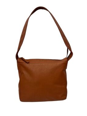 Vintage Roots Brown Leather Hobo Tote Bag